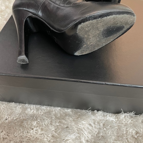 Chanel 2006 Paris-New York black booties 36.5 - Picture 5 of 7